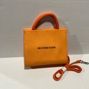 Brandon Blackwood orange small tote
